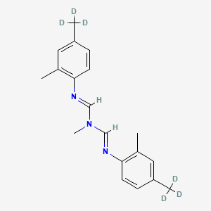 molecular formula C19H23N3 B1161410 Amitraz-d6 