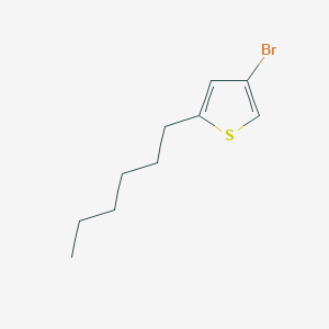 molecular formula C10H15BrS B116146 4-Bromo-2-hexylthiophene CAS No. 155954-63-5