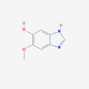 molecular formula C8H8N2O2 B116153 6-methoxy-3H-benzimidazol-5-ol CAS No. 157587-57-0