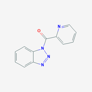 molecular formula C12H8N4O B116154 1-(2-Pyridylcarbonyl)benzotriazole CAS No. 144223-29-0