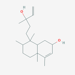 molecular formula C20H34O2 B1161546 2 beta-Hydroxykolavelool CAS No. 221466-42-8