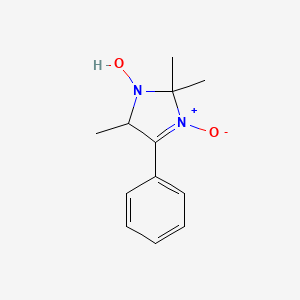 molecular formula C12H16N2O2 B11615797 2,2,5-trimethyl-4-phenyl-2,5-dihydro-1H-imidazol-1-ol 3-oxide 