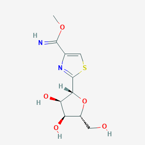 molecular formula C10H14N2O5S B116158 4-Methylamidatetiazofurin CAS No. 144660-79-7