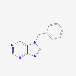 molecular formula C12H10N4 B116160 7-Benzyl-7h-purine CAS No. 18346-06-0