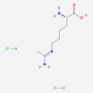 molecular formula C8H18ClN3O2 B116163 L-NIL hydrochloride CAS No. 159190-45-1