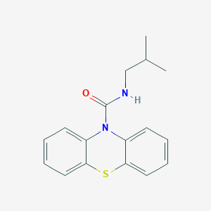 molecular formula C17H18N2OS B11616411 N-(2-methylpropyl)phenothiazine-10-carboxamide CAS No. 443327-73-9