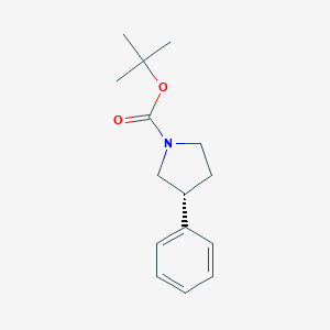 molecular formula C15H21NO2 B116172 (R)-1-Boc-3-Phenyl-pyrrolidine CAS No. 145549-11-7