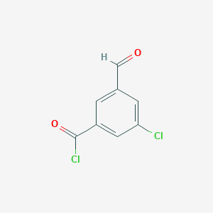 3-Chloro-5-formylbenzoyl chloride