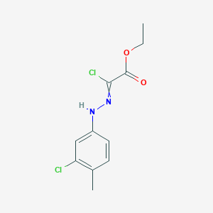 Ethyl 2-chloro-2-[(3-chloro-4-methylphenyl)hydrazinylidene]acetate