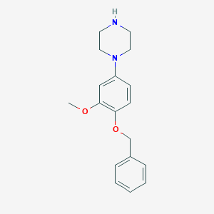 1-(4-(Benzyloxy)-3-methoxyphenyl)piperazine