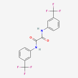 molecular formula C16H10F6N2O2 B11618395 Ethanediamide, N,N'-bis[3-(trifluoromethyl)phenyl]- CAS No. 17738-89-5