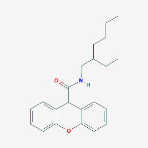 molecular formula C22H27NO2 B11618410 N-(2-ethylhexyl)-9H-xanthene-9-carboxamide 