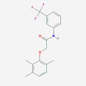 molecular formula C18H18F3NO2 B11619673 N-[3-(trifluoromethyl)phenyl]-2-(2,3,6-trimethylphenoxy)acetamide 