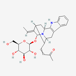 molecular formula C28H34N2O7 B1162055 Rauvotetraphylline C CAS No. 1422506-51-1