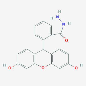 molecular formula C20H16N2O4 B011621 Fluorescein hydrazide CAS No. 109653-47-6