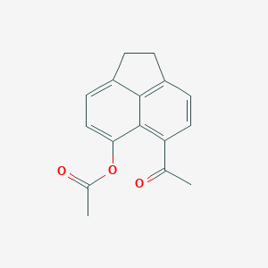 molecular formula C16H14O3 B11621463 6-Acetyl-1,2-dihydroacenaphthylen-5-yl acetate 