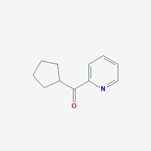 molecular formula C11H13NO B116218 CYCLOPENTYL 2-PYRIDYL KETONE CAS No. 157592-43-3