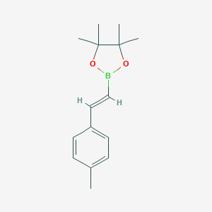 molecular formula C15H21BO2 B116223 4-甲基-β-苯乙烯硼酸频哪醇酯 CAS No. 149777-84-4