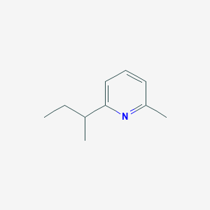 molecular formula C10H15N B116224 2-Butan-2-yl-6-methylpyridine CAS No. 143814-38-4