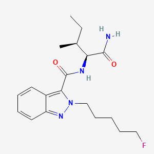 molecular formula C19H27FN4O2 B1162302 N-(1-amino-3S-methyl-1-oxopentan-2S-yl)-2-(5-fluoropentyl)-2H-indazole-3-carboxamide 