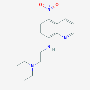 molecular formula C15H20N4O2 B11623300 N,N-diethyl-N'-(5-nitroquinolin-8-yl)ethane-1,2-diamine 