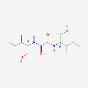 molecular formula C14H28N2O4 B11624220 N,N'-bis[1-(hydroxymethyl)-2-methylbutyl]ethanediamide 