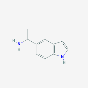 molecular formula C10H12N2 B116244 1-(1H-indol-5-yl)ethanamine CAS No. 147591-52-4