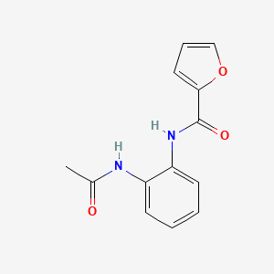 molecular formula C13H12N2O3 B11624561 N-(2-acetamidophenyl)furan-2-carboxamide 