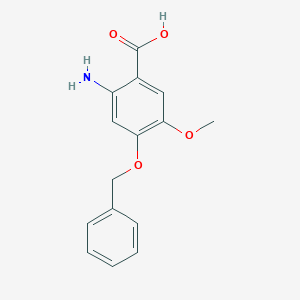 2-Amino-4-(benzyloxy)-5-methoxybenzoic acid
