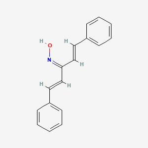 molecular formula C17H15NO B11625226 N-[(1E,4E)-1,5-diphenylpenta-1,4-dien-3-ylidene]hydroxylamine 