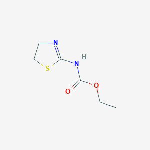 molecular formula C6H10N2O2S B116253 ethyl N-(4,5-dihydro-1,3-thiazol-2-yl)carbamate CAS No. 143337-50-2