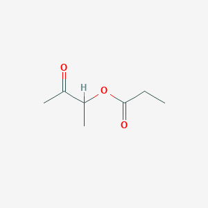 molecular formula C7H12O3 B116258 3-Oxobutan-2-yl propanoate CAS No. 141665-40-9