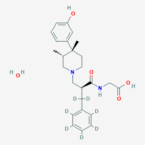 molecular formula C₂₅H₂₇D₇N₂O₅ B1162581 Alvimopan-d7 Hydrate 
