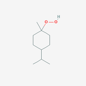 molecular formula C10H20O2 B116260 4-Isopropyl-1-methylcyclohexane-1-hydroperoxide CAS No. 143970-13-2