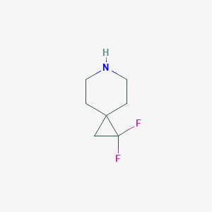 molecular formula C7H11F2N B116267 1,1-Difluoro-6-azaspiro[2.5]octane CAS No. 144230-47-7