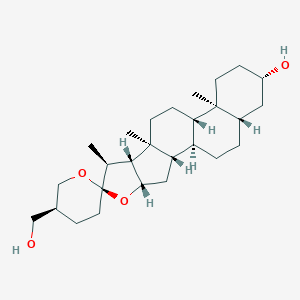molecular formula C27H44O4 B011627 Barbourgenin CAS No. 105815-87-0