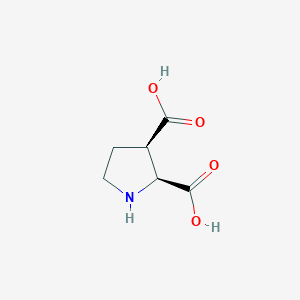 molecular formula C6H9NO4 B116270 (2S,3R)-Pyrrolidine-2,3-dicarboxylic acid CAS No. 147332-09-0