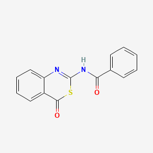 molecular formula C15H10N2O2S B11627208 N-(4-oxo-4H-3,1-benzothiazin-2-yl)benzamide 