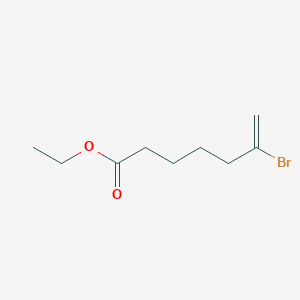molecular formula C9H15BrO2 B116275 Ethyl 6-bromo-6-heptenoate CAS No. 148252-43-1