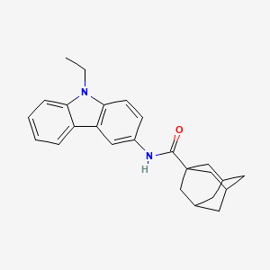 molecular formula C25H28N2O B11628012 N-(9-Ethyl-9H-carbazol-3-YL)adamantane-1-carboxamide 