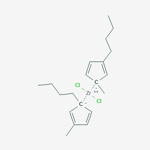 molecular formula C20H30Cl2Zr B116291 2-Butyl-5-methylcyclopenta-1,3-diene;zirconium(4+);dichloride CAS No. 151840-68-5