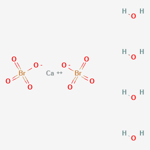 molecular formula Br2CaH8O12 B116301 Tetraaquacalcium perbromate CAS No. 151109-52-3