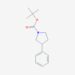 molecular formula C15H21NO2 B116306 1-Boc-3-Phenyl-pyrrolidine CAS No. 147410-43-3