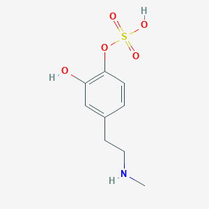 molecular formula C9H13NO5S B011631 Epinine 4-O-sulfate CAS No. 101910-86-5