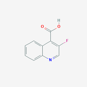 molecular formula C10H6FNO2 B116313 3-Fluoroquinoline-4-carboxylic acid CAS No. 153880-32-1