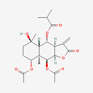 molecular formula C23H32O9 B1163372 Wedeliatrilolactone A CAS No. 156993-29-2