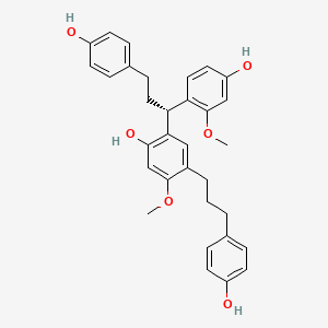 molecular formula C32H34O6 B1163379 Anemarrhena B CAS No. 1627521-95-2