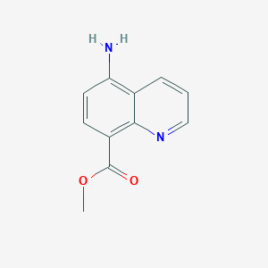 molecular formula C11H10N2O2 B116339 Methyl 5-aminoquinoline-8-carboxylate CAS No. 157252-33-0