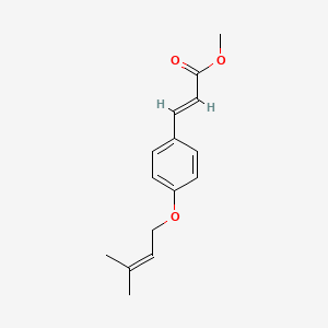 molecular formula C15H18O3 B1163448 Methyl 4-prenyloxycinnamate 