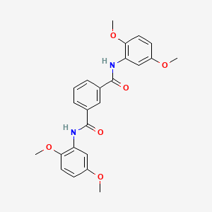 molecular formula C24H24N2O6 B11634677 N,N'-Bis-(2,5-dimethoxy-phenyl)-isophthalamide CAS No. 321531-59-3